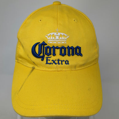 Corona Extra Beer Embroidered Logo Yellow Baseball Cap One Size Strapback Hat