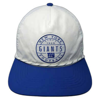 New York Giants NFL '47 5 Panel White Blue One Size Nylon Rope Snapback Hat