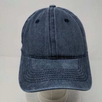 Unbranded Slideback Hat Blue OSFA Adjustable Blank 6 Panel Solid
