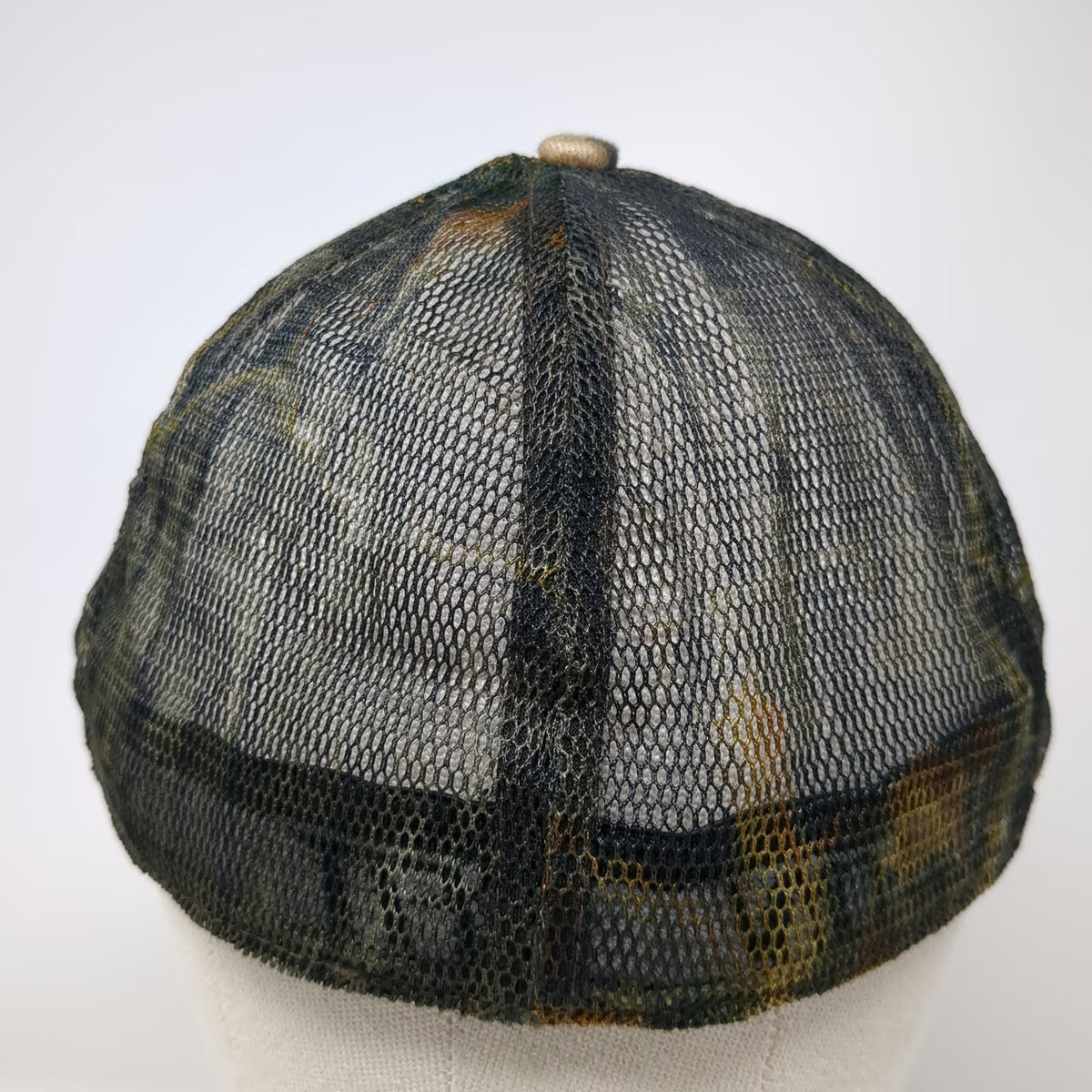 Mossy Oak Champion Technologies Baseball Cap Brown OSFM Mesh Camo Stretch Fit