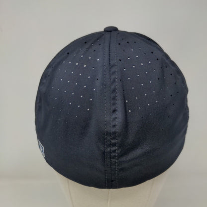 D.L. Evans Fitted Hat Blue S/M PTS 30 Performance Team Series Richardson