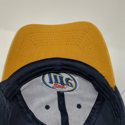 Miller Lite Strapback Hat Blue One Size Adjustable Embroidered 6 Panel ACME