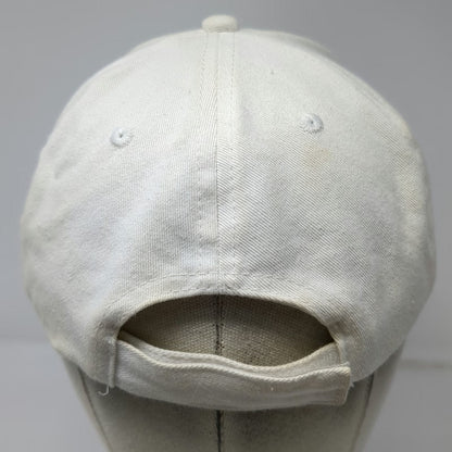 Germany Hat White Baseball Cap One Size Rhinestones Gems Strapback Cotton