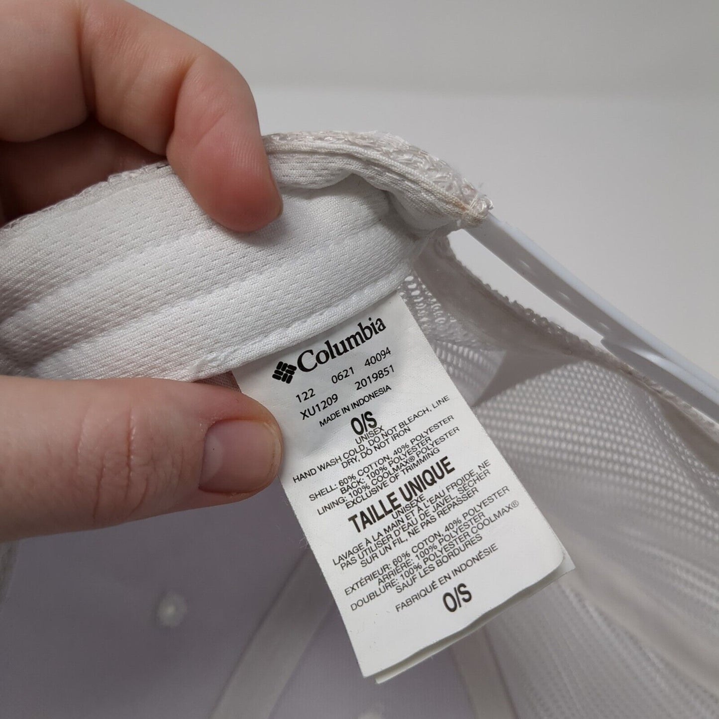 Sunset Waves Patch Snapback Trucker Hat White One Size Mesh Back Columbia