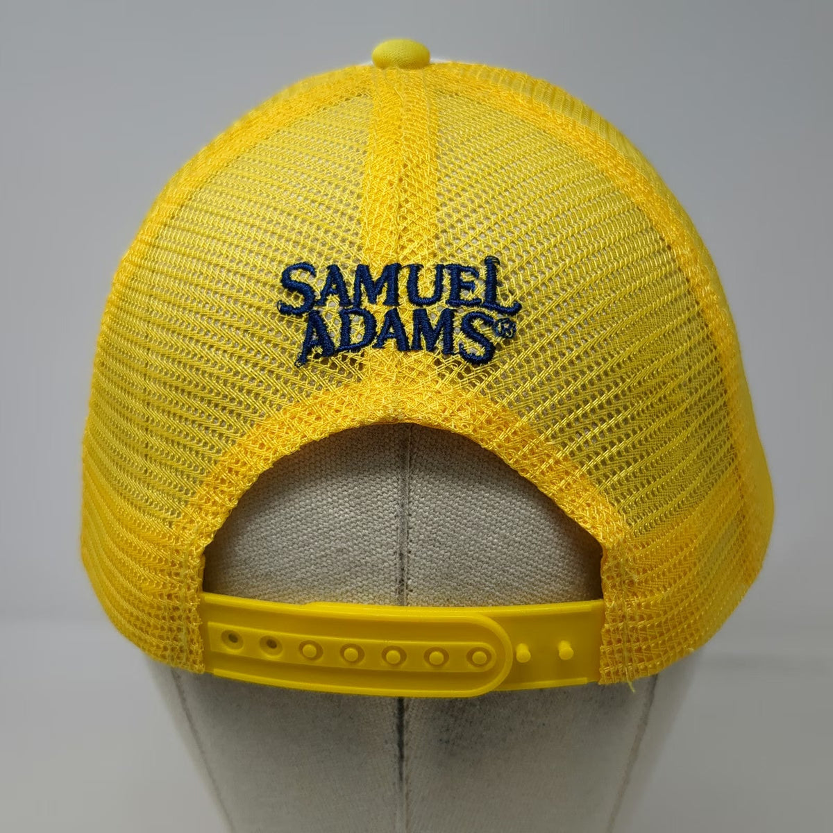 Samuel Adams Summer Ale Trucker Hat Yellow One Size Mesh Snapback Dolphin Beer