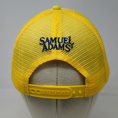 Samuel Adams Summer Ale Trucker Hat Yellow One Size Mesh Snapback Dolphin Beer