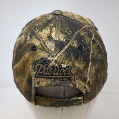 Reebok New England Patriots NFL Brown Camo Strapback OS Embroidered Cap Hat