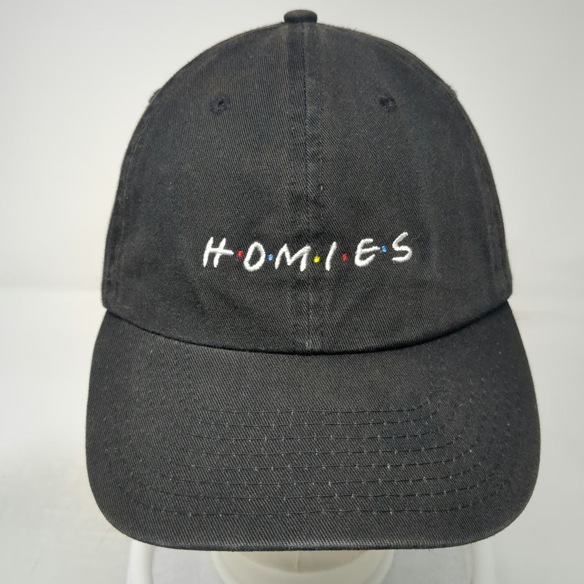 CPTN Apparel Homies Friends Parody Black Baseball Cap One Size Adjustable Hat