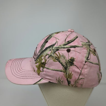 Realtree Baseball Cap Pink OSFM Team Logo Camo Hunting Strapback Hat Outdoors