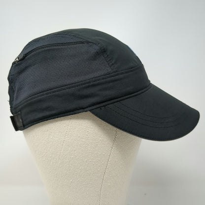 Moving Comfort Baseball Cap Black One Size Mesh Side Pocket Workout Running Hat