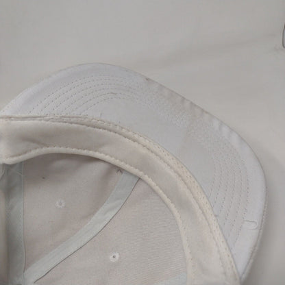 Pro Be Fit For A Pro Snapback Hat White OSFA Adjustable Vented Holes Blank