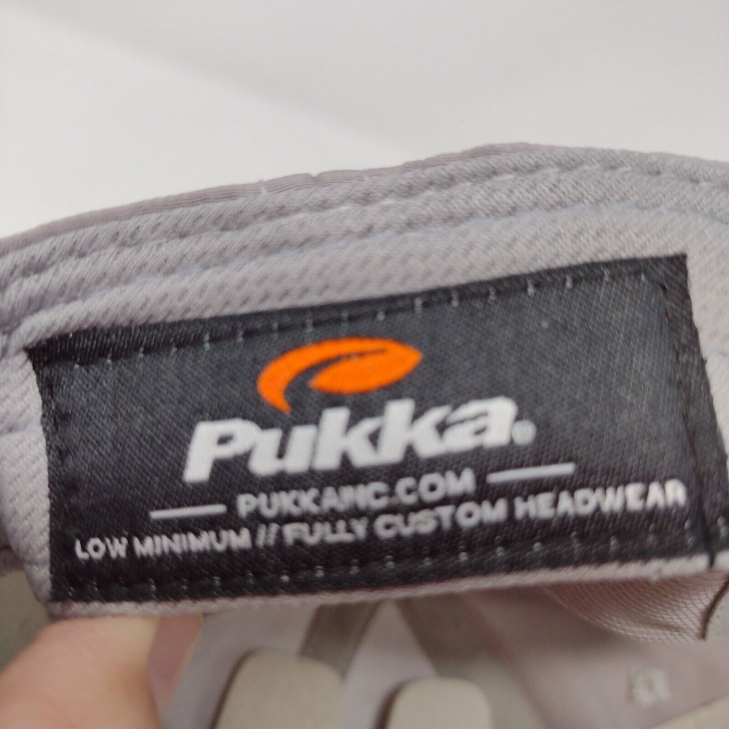 Cove Club Strapback Hat Gray OSFA Sun Protection SPF 50 Pukka W/Tags