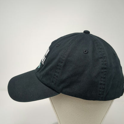 Brooklyn Basketball Baseball Cap Black One Size Cotton Slideback Hat Buckle Brim