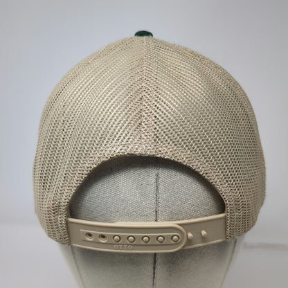 OTTO Trucker Hat Beige Green One Size Snapback Mesh WCL Group Propeller Logo