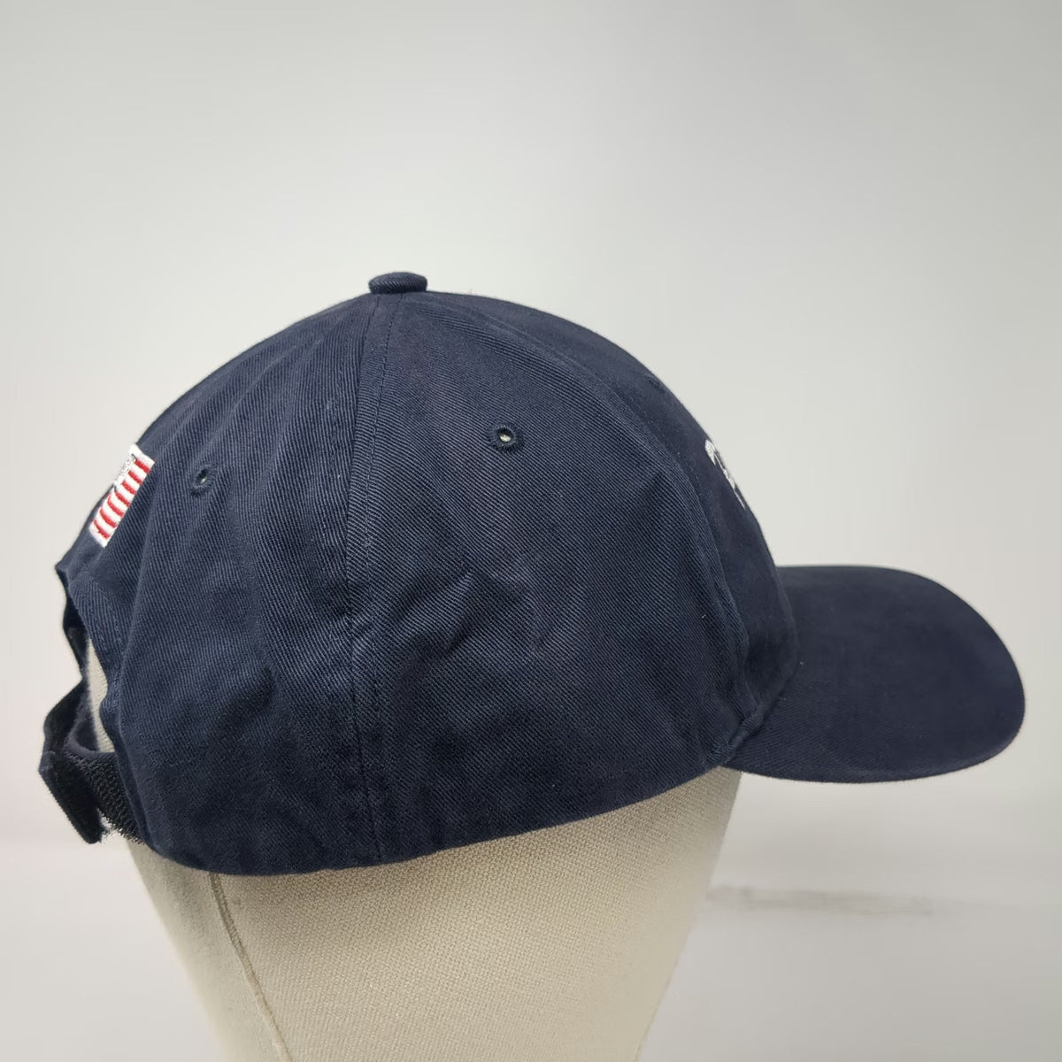 Richardson Baseball Cap Blue One Size Paramount Supply USA Flag Strapback Hat
