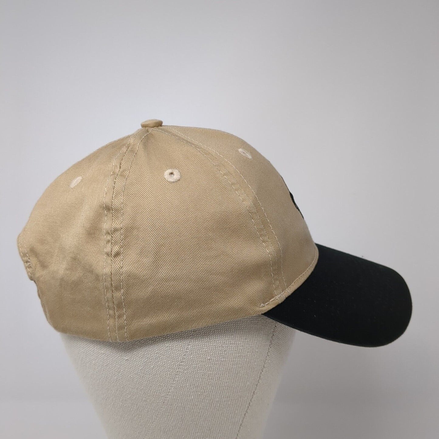 Hawaii Snapback Hat Tan OS Adjustable Embroidered 6 Panel Hawaiian Headwear