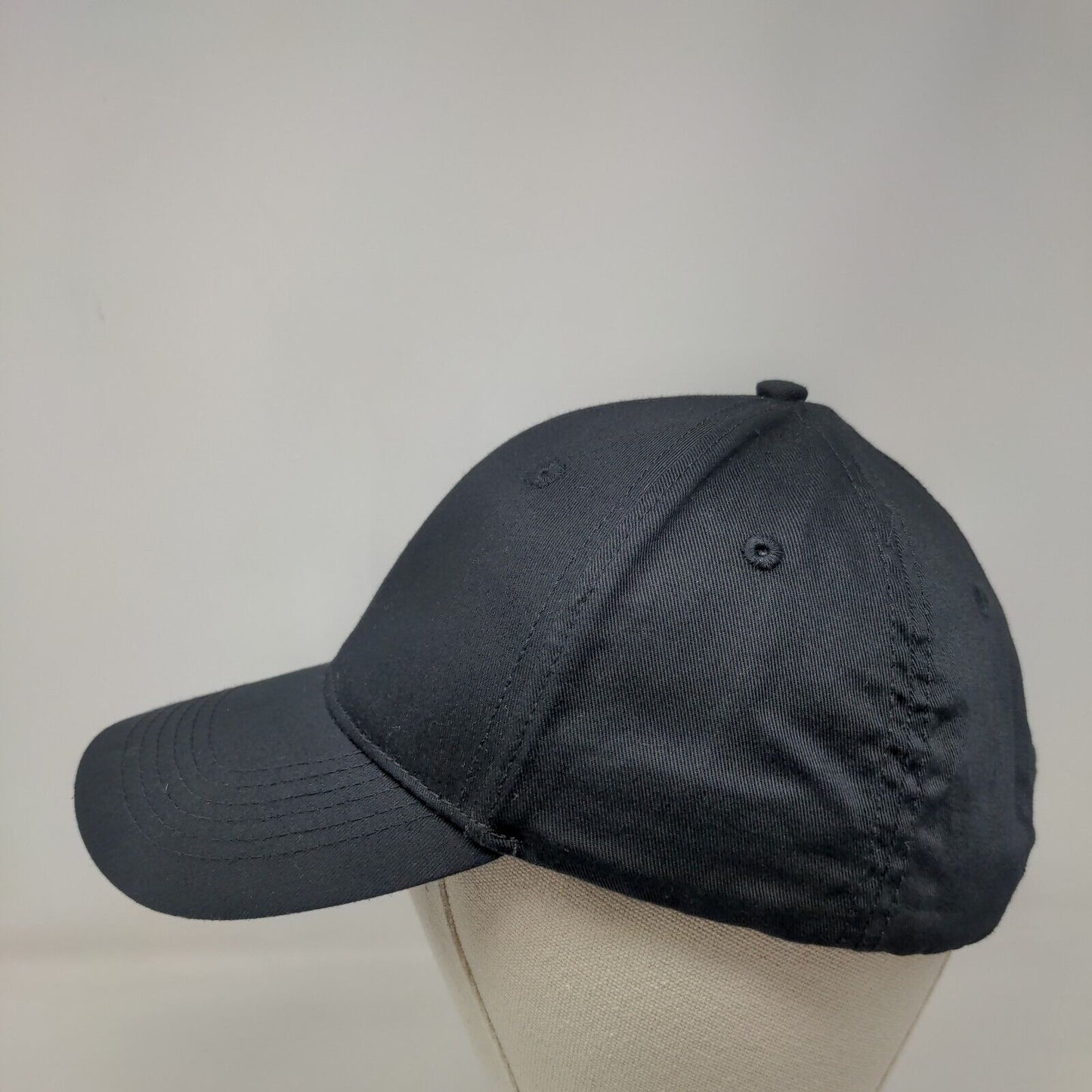 Whole Foods Market Patch Strapback Hat Black OSFM Adjustable 6 Panel