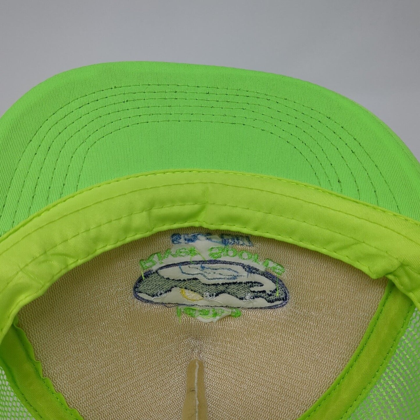 Idaho River Sports 1987 Snapback Trucker Hat Green One Size Mesh Back