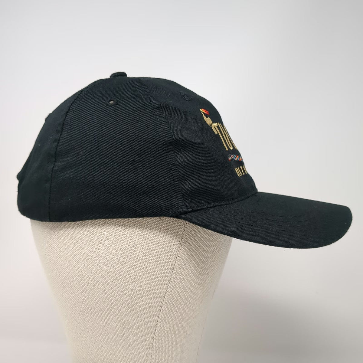 Tucanos Brazilian Grill Hat Black One Size Baseball Cap Slideback Logo Graphic