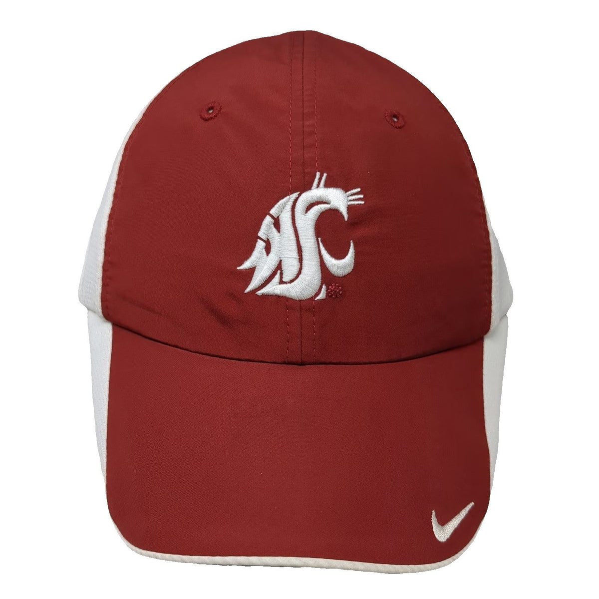 Washington State Cougars NCAA Nike Red One Size Mesh Adjustable WSU Logo Cap Hat
