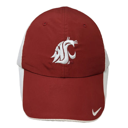 Washington State Cougars NCAA Nike Red One Size Mesh Adjustable WSU Logo Cap Hat