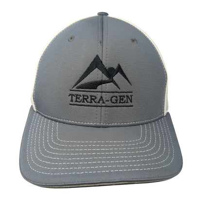 Terra-Gen Fitted Mesh Back Trucker Hat Gray XL Colorblock Richardson