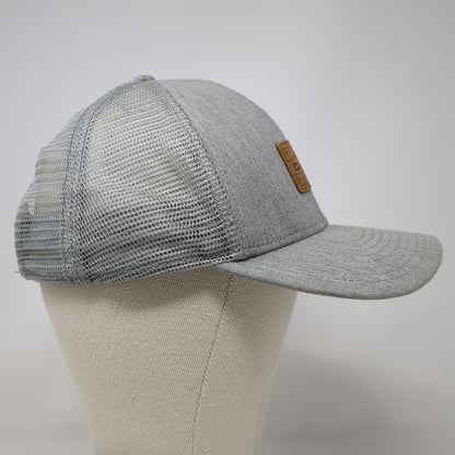 Dakine Trucker Hat Gray OSFM Mesh Back Snapback Curved Bill Mountain Wave hat