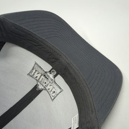 Pacific Headwear Trucker Hat Gray One Size Inland Crane Mesh Snapback Industrial