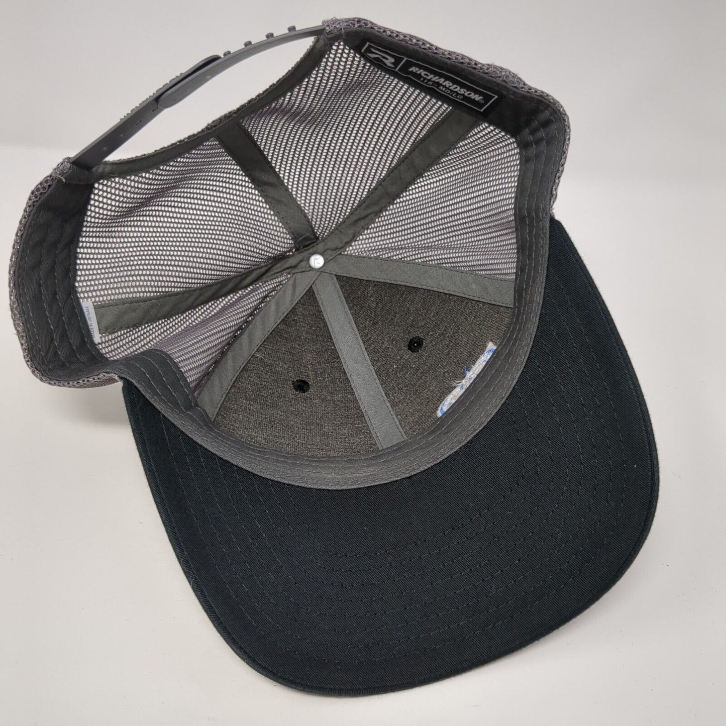 GO Orthodontics Snapback Trucker Hat Black M/L Mesh Back Richardson