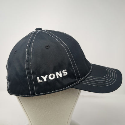 Nike Baseball Cap Black OSFM Lyons Embroidery Contrast Stitching Polyester Hat