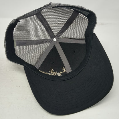 Richardson Trucker Hat Black One Size Mesh Back Snapback Harrison Calls Logo