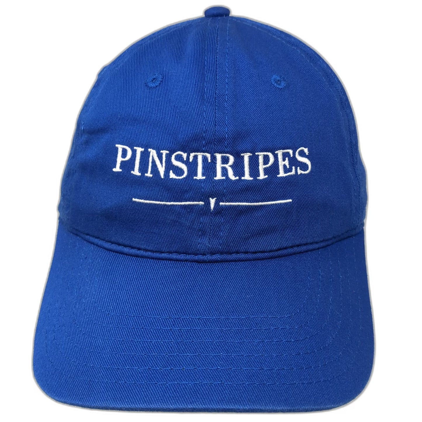 Fahrenheit Baseball Cap Blue White One Size Embroidered Strapback Bowling Hat