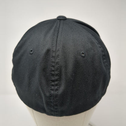 CTV Fitted Hat Black L/XL Embroidered Flexfit Vented Holes Port Authority