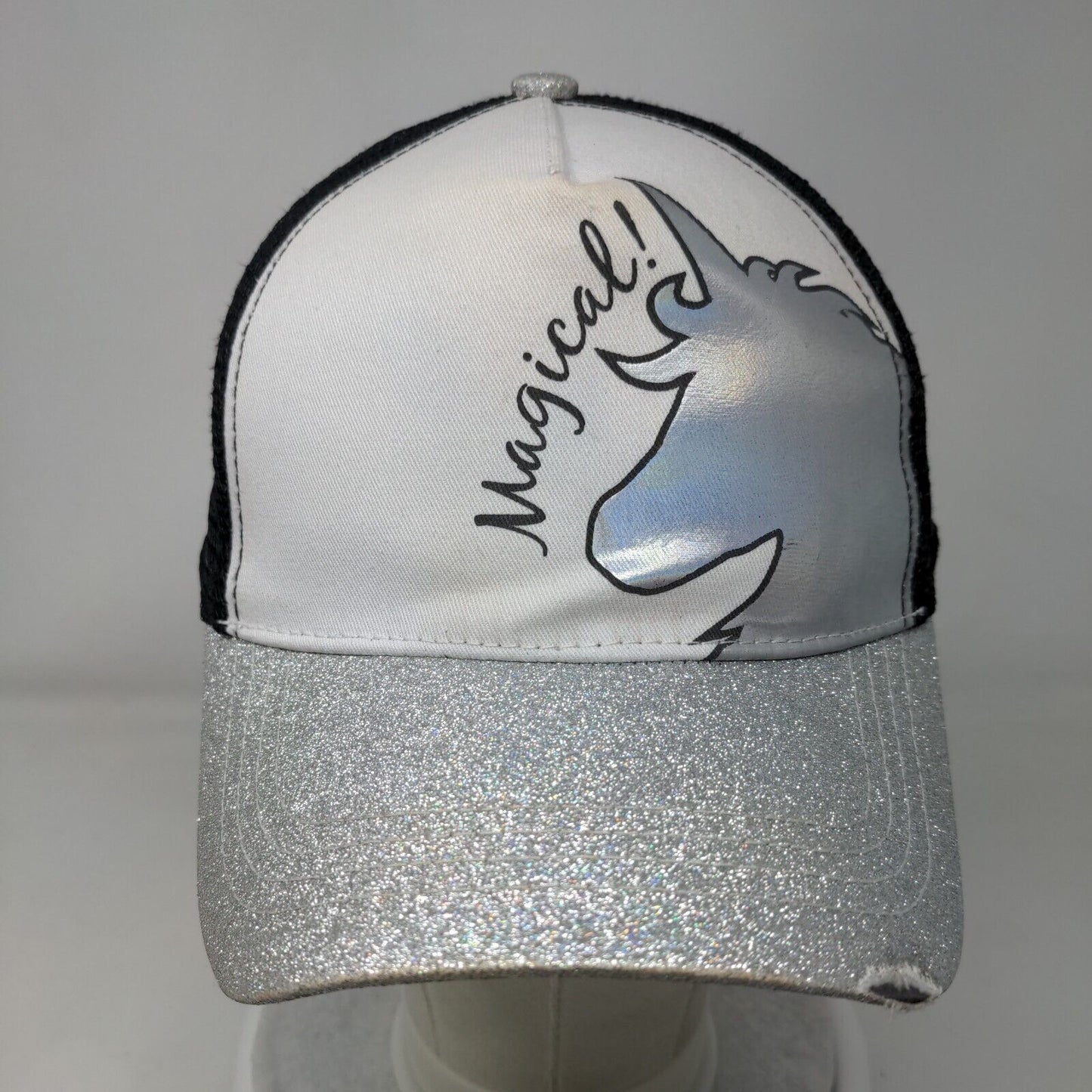 Magical Unicorn Snapback Mesh Back Trucker Hat Multi Ladies One Size
