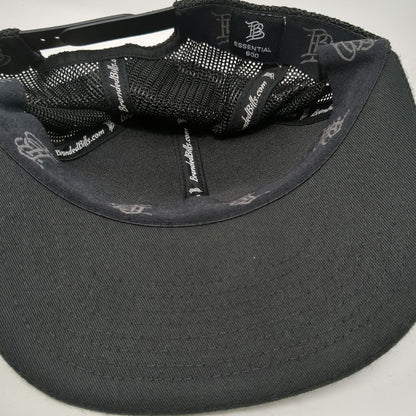 Branded Bills Winsupply of Denver Trucker Hat Black One Size Snapback Mesh