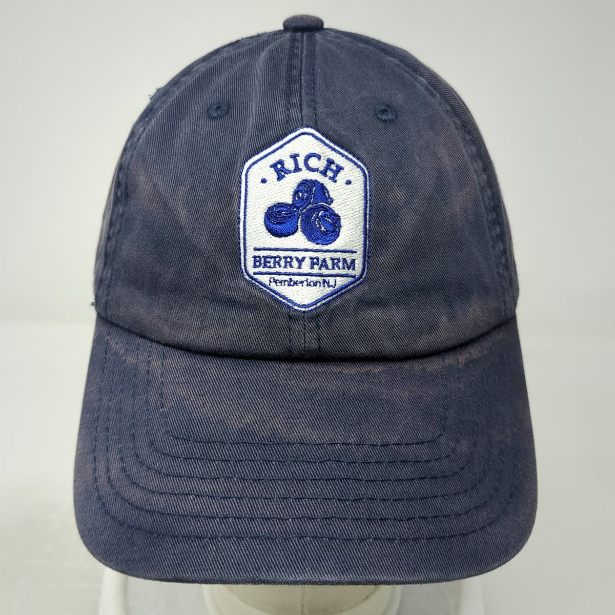 USA Premium Headwear Blue Baseball Cap One Size Rich Berry Farm Cotton Hat