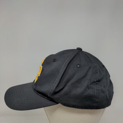 D2 Snapback Hat Black Medium-Large Embroidered Richardson Pro 212