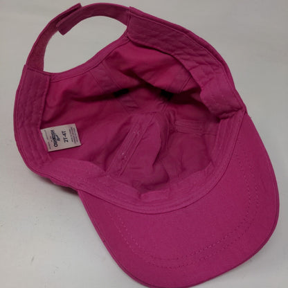 Cat Ears Toddler Strapback Hat Pink 2T-4T Adjustable Embroidered Oshkosh B'gosh