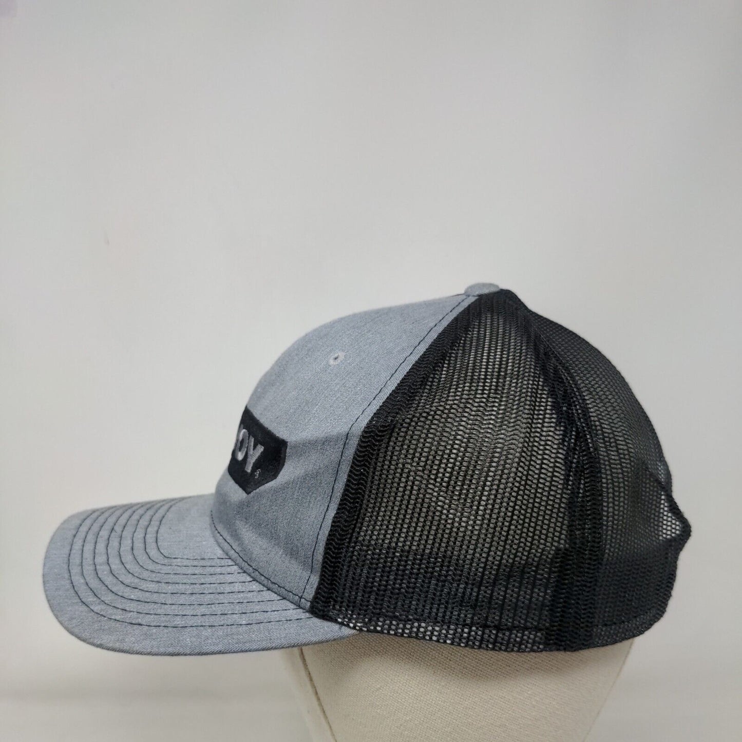 Convoy Snapback Mesh Back Trucker Hat Gray One Size Colorblock Richardson