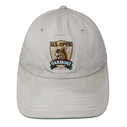 US Open 2007 Oakmont USGA Member Baseball Cap Beige OS Adjustable Embroidered