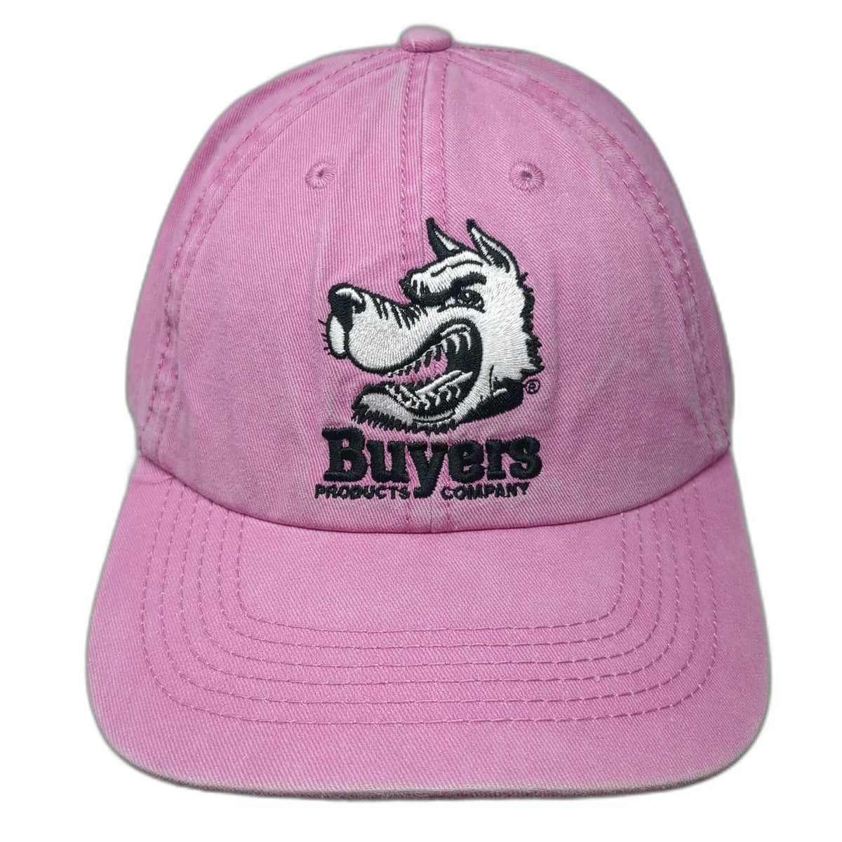 Buyers Products Company Baseball Cap Pink One Size Slideback Mascot Logo Hat