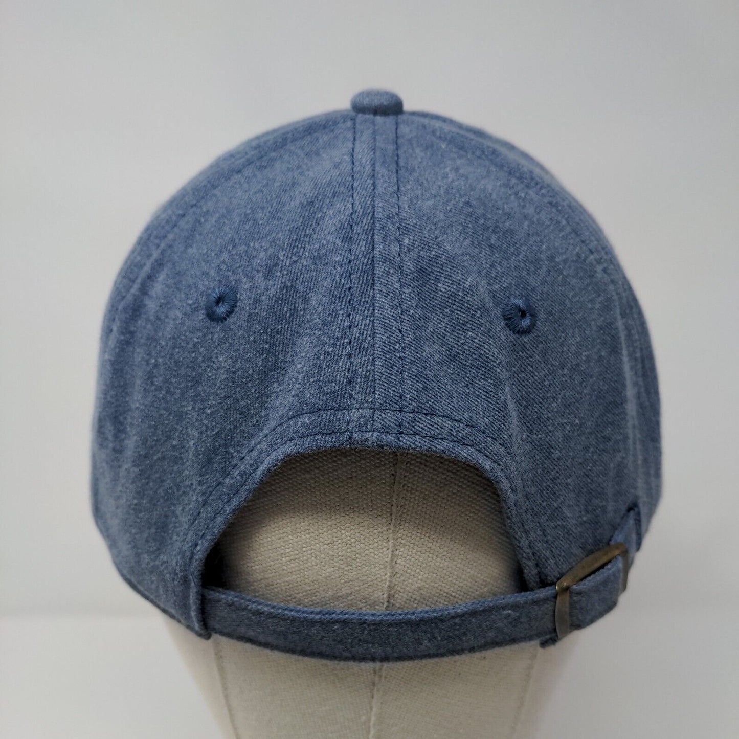 Harney County Slideback Hat Blue OSFA Adjustable Embroidered 6 Panel Cotton