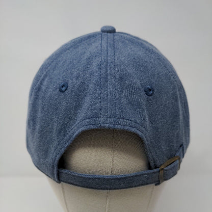 Harney County Slideback Hat Blue OSFA Adjustable Embroidered 6 Panel Cotton