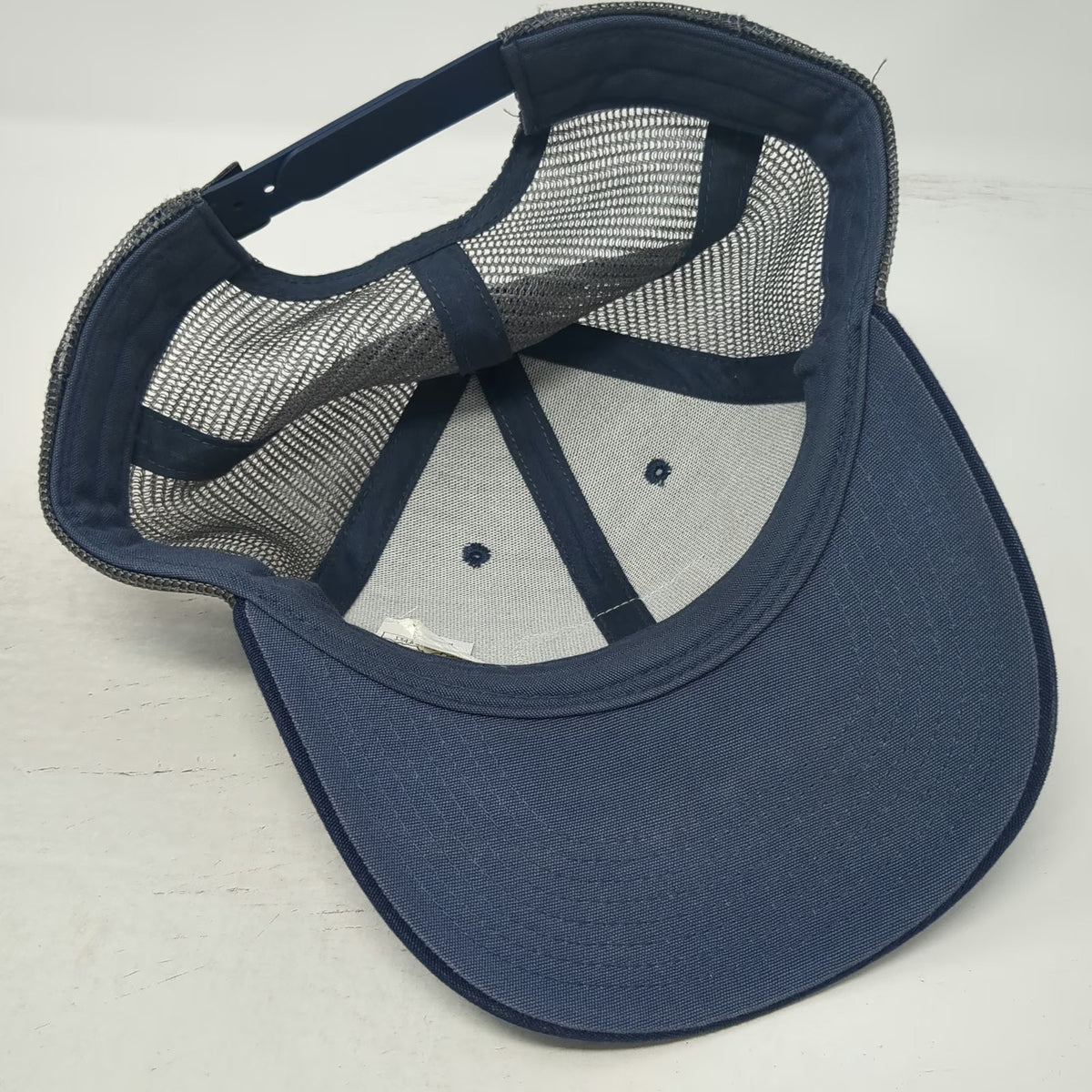 Patagonia Trucker Hat Blue One Size Mesh Snapback Embroidered Logo Patch