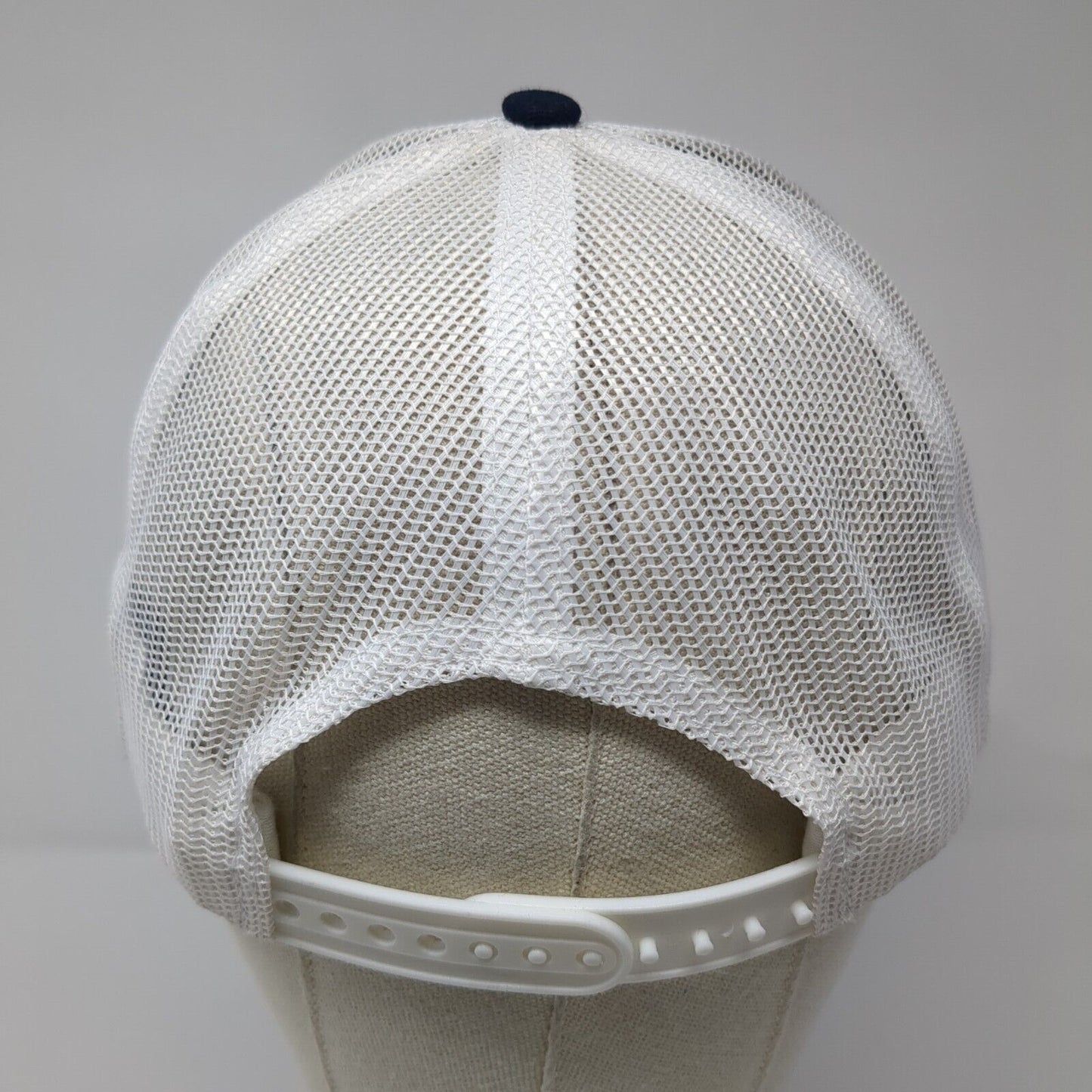 Wallowa Mountains Bicycle Club Snapback Trucker Hat Blue OS Port Authority