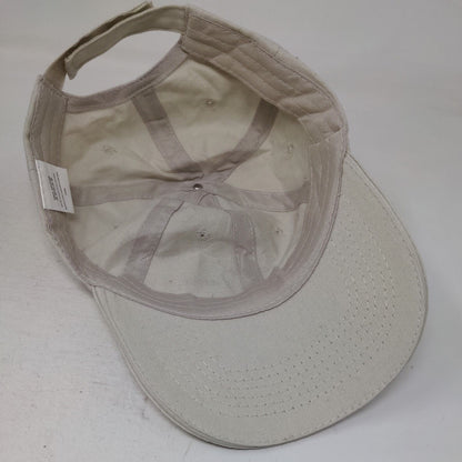 Cayce Cove Simply Stated Strapback Hat Tan One Size Adjustable 6 Panel
