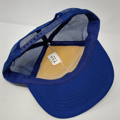 Reichhold Snapback Mesh Back Trucker Hat Blue One Size Colorblock