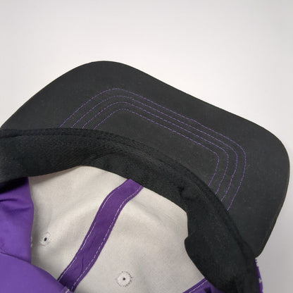 Infinity Headwear Strapback Hat Purple OSFA Adjustable Vented Hole Blank
