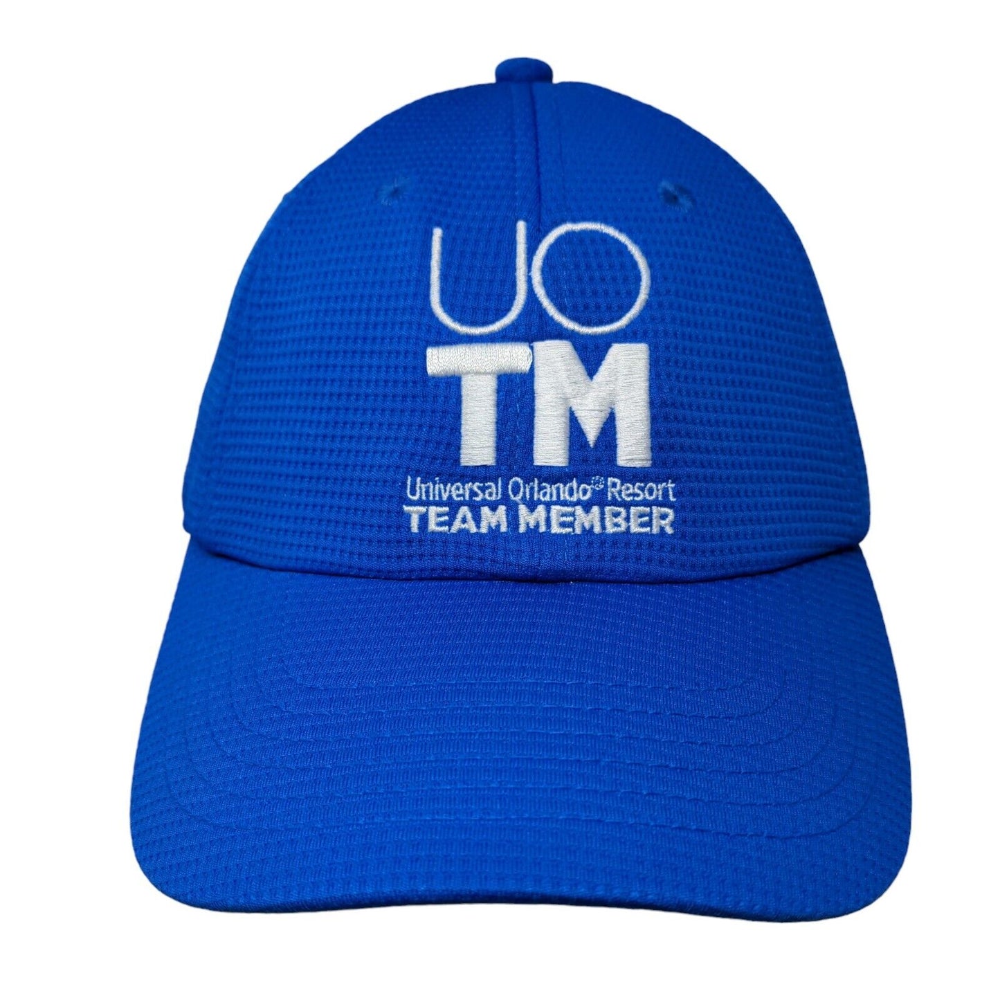 UOTM Universal Orlando Resort Team Member Strapback Hat Blue One Size Polyester