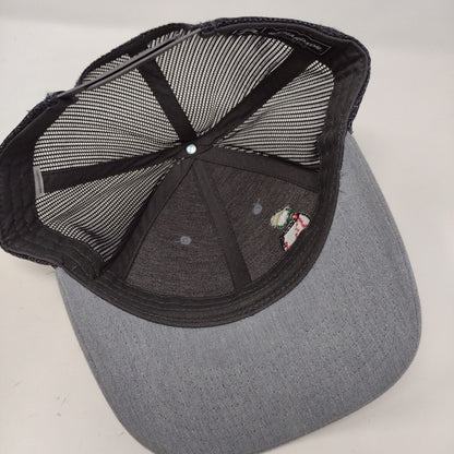Idaho Wine Snapback Mesh Back Trucker Hat Gray M/L Embroidered